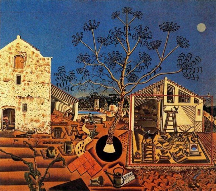 'La masía' de Joan Miró