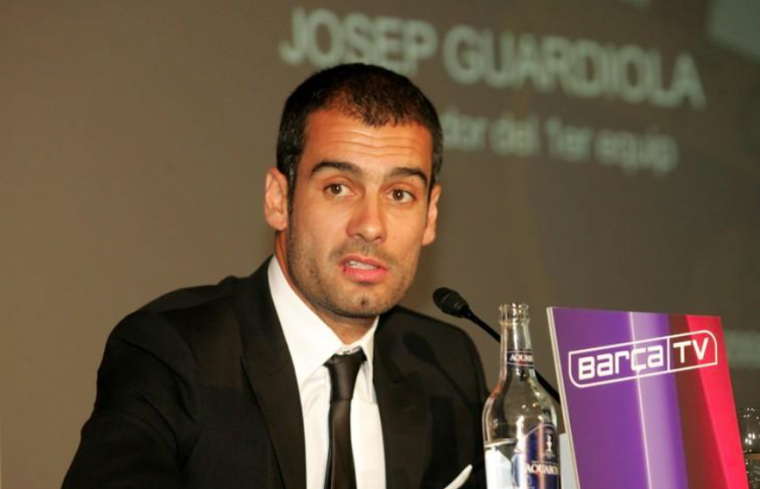 Pep Hucha el día de su presentación