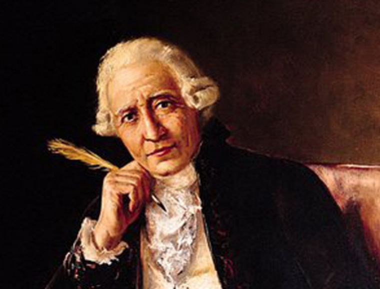 Representació a mida natural de Francesc Salvà, obra del pintor José M. Marqués Representació a mida natural de Francesc Salvà, obra del pintor José M. Marqués