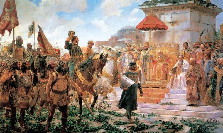 Roger de Flor entrant a Constantinoble