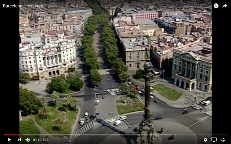 Las Ramblas de Barcleona y Colón