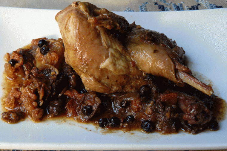 Perdiz a la cazadora