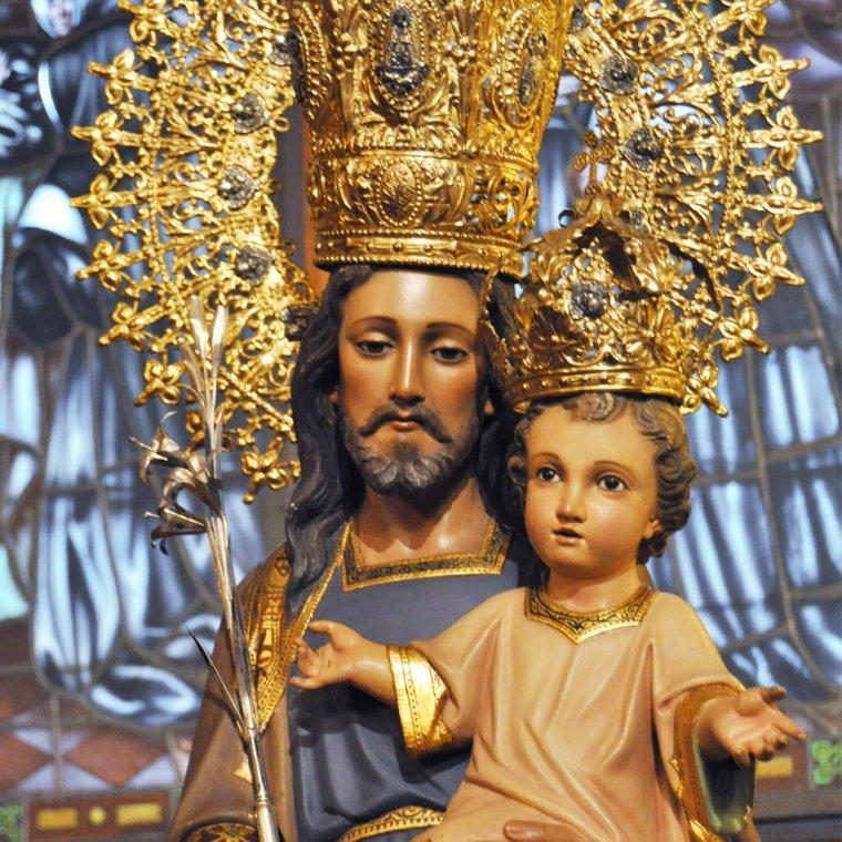 Una de las imágenes de Sant Josep