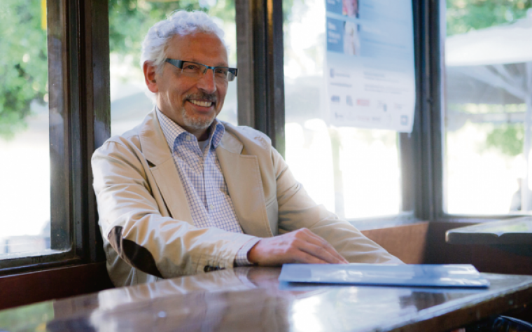 Santiago Vidal en un acte a Sant Cugat del Vallès