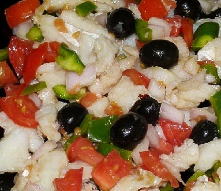 Esqueixada de bacallà