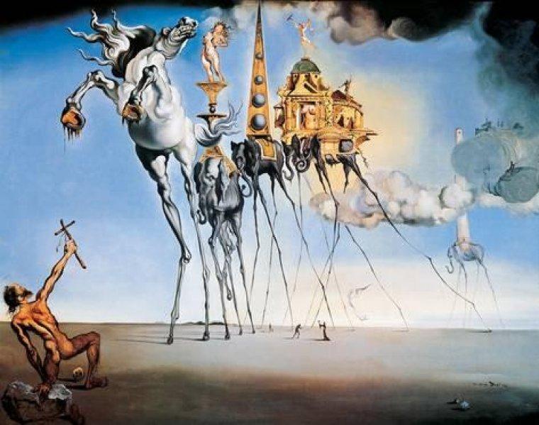 Una de les obres de Dalí