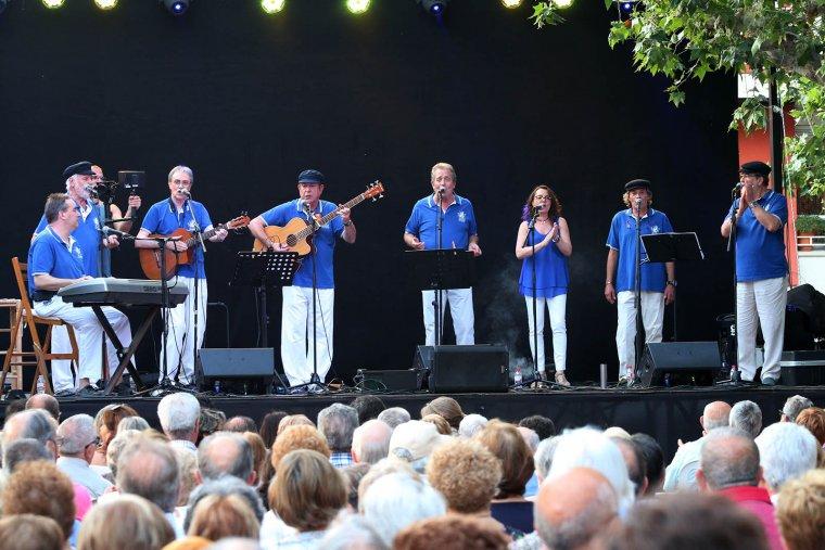Momento de una cantada de habaneras