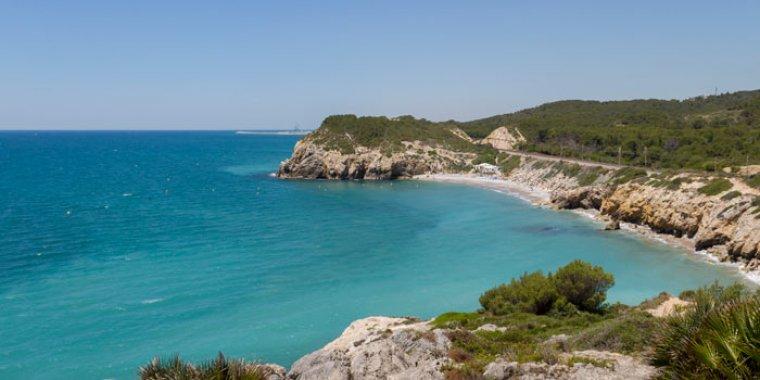 Cala de l'home mort a Sitges