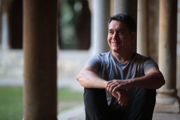 Martí Gironell en una visita a Sant Cugat del Vallès. Martí Gironell en una visita a Sant Cugat del Vallès.