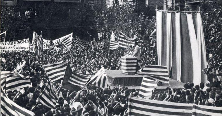Imatge de la manifestació a Sant Boi l'any 1976