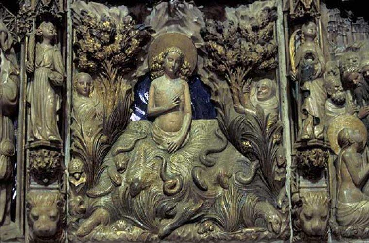 Retaule en honor a la santa de la catedral de Tarragona