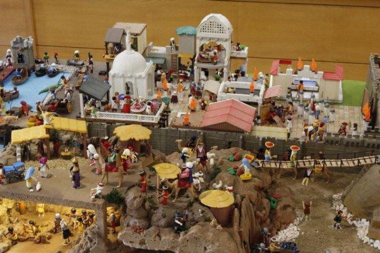 El singular Pesebre Playmobil que han montado en Castelldefels