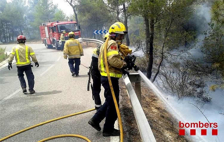 Arrenca la campanya de prohibició de fer foc al bosc. FOTO: Bombers Arrenca la campanya de prohibició de fer foc al bosc. FOTO: Bombers
