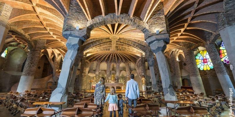 Cripta Gaudi Colonia Güell. FOTO: Turisme Baix Llobregat