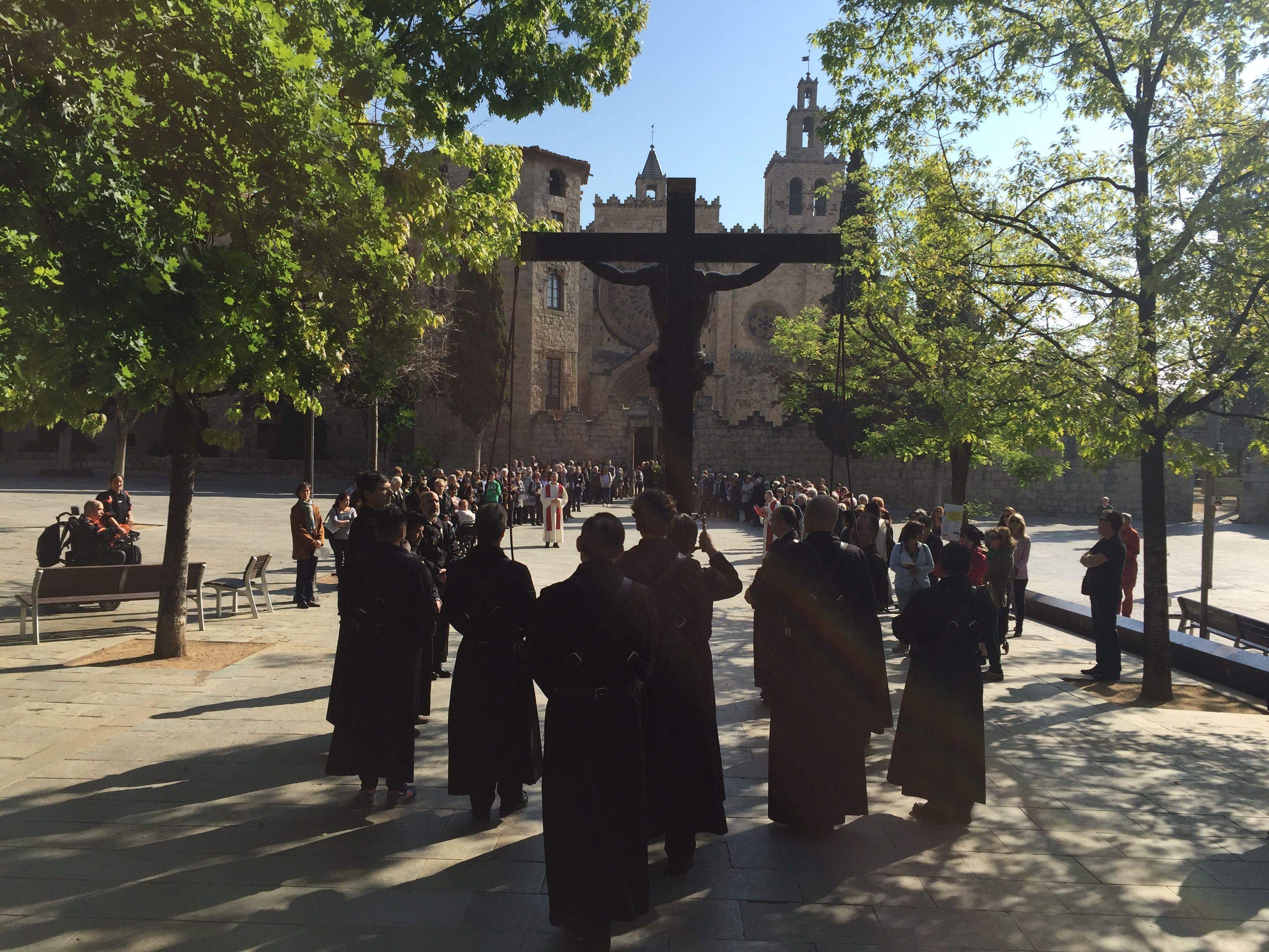 El Via Crucis és una de les activitats religioses de la Setmana Santa. FOTO: Cinta Caballé El Via Crucis és una de les activitats religioses de la Setmana Santa. FOTO: Cinta Caballé