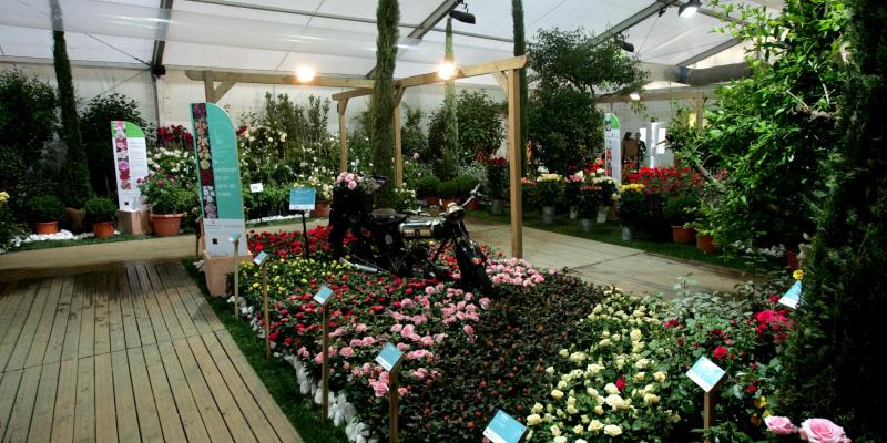 L'espai acull l'Exposició Nacional de Roses. L'espai acull l'Exposició Nacional de Roses.