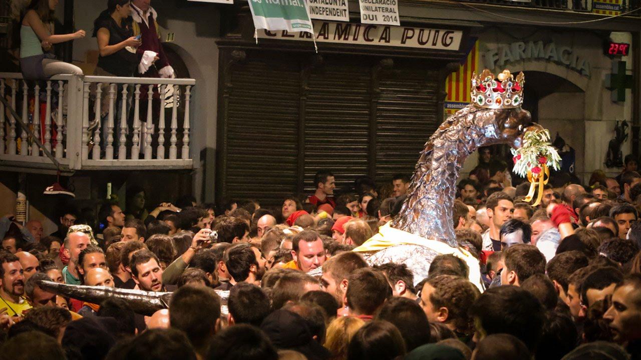 L'àliga de la Patum de Berga.