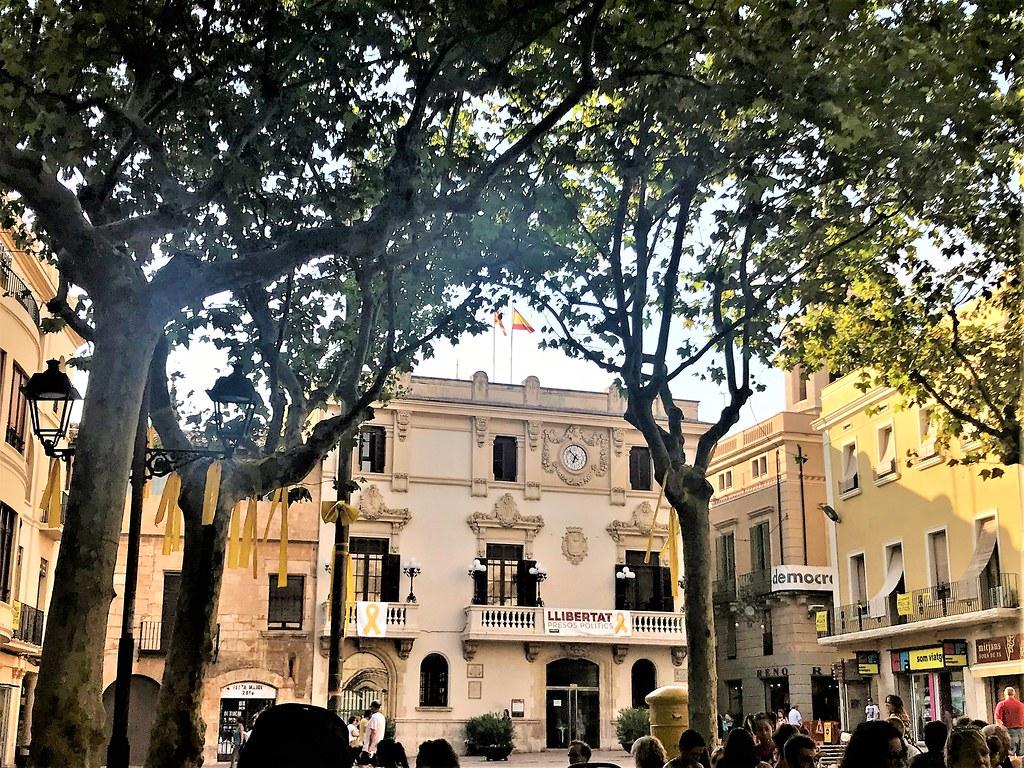 Plaça de la Vila a Vilafranca del Penedès