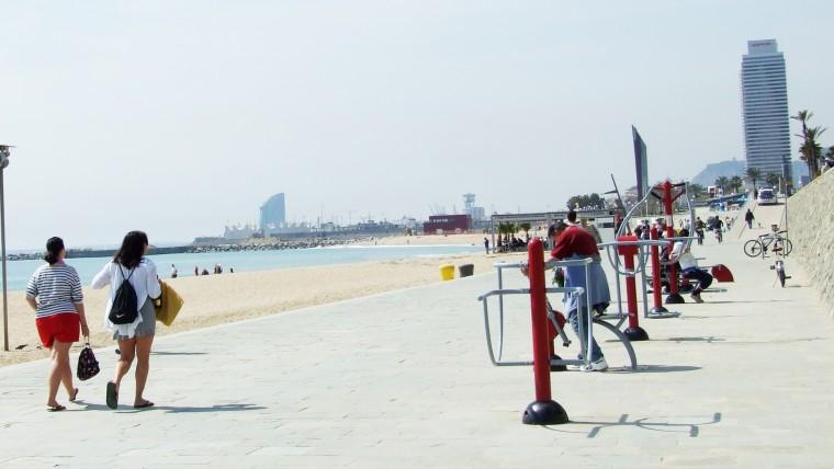 Platja del Bogatell a Barcelona