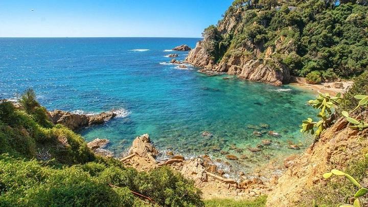 Cala Forcanera, a Blanes Cala Forcanera, a Blanes