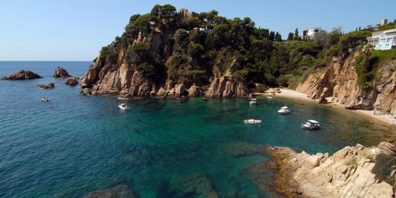 La Cala Forcanera a Blanes