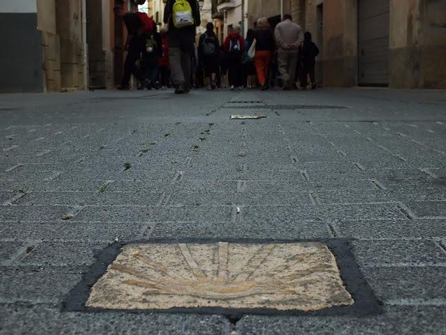 Camí de Sant Jaume al seu pas per un dels municipis de la ruta