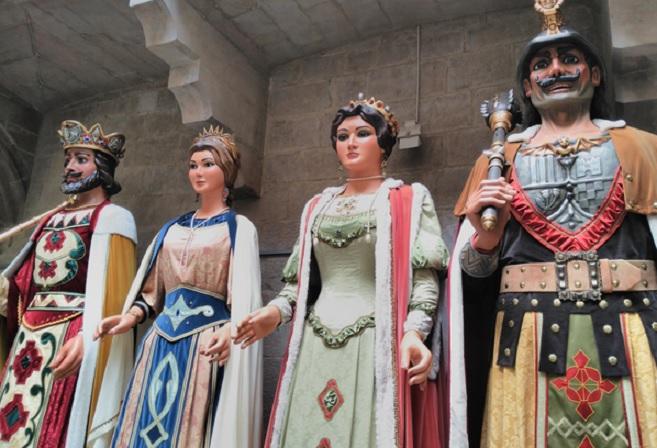 Alguns dels Gegants de Solsona. Alguns dels Gegants de Solsona.