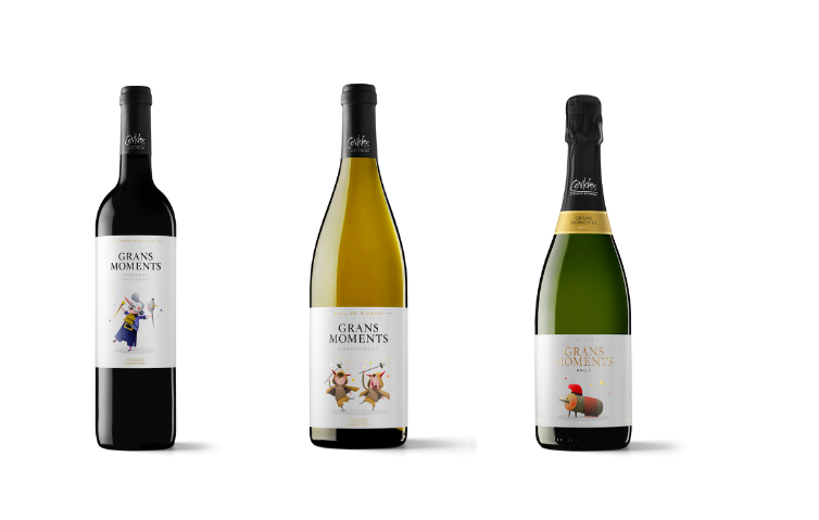 Els tres vins 'Grans Moments' que us descobreixen.