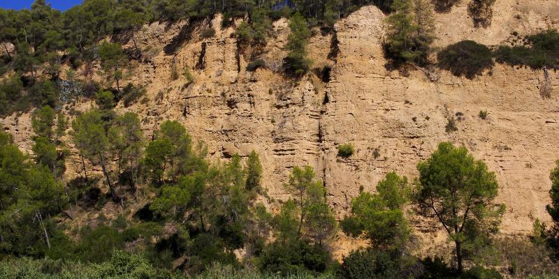 Penya segats del meandre del Bedorc. FOTO: Catalunya Palau Robert Penya segats del meandre del Bedorc. FOTO: Catalunya Palau Robert