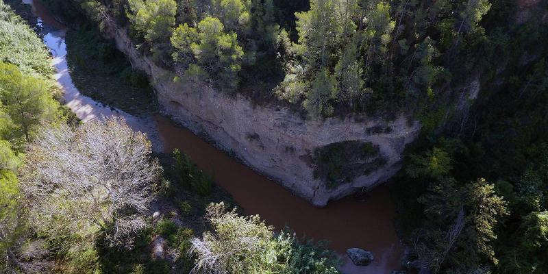 L'Anoia al pas de Ca la Fou. FOTO: Catalunya Palau Robert L'Anoia al pas de Ca la Fou. FOTO: Catalunya Palau Robert
