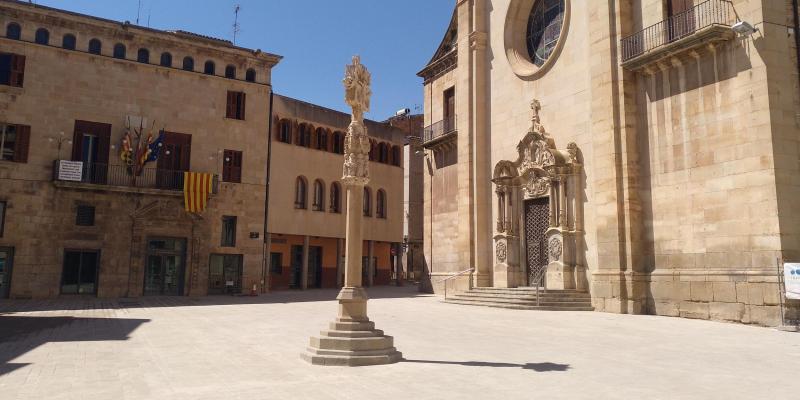 Plaça Major de Tàrrega.