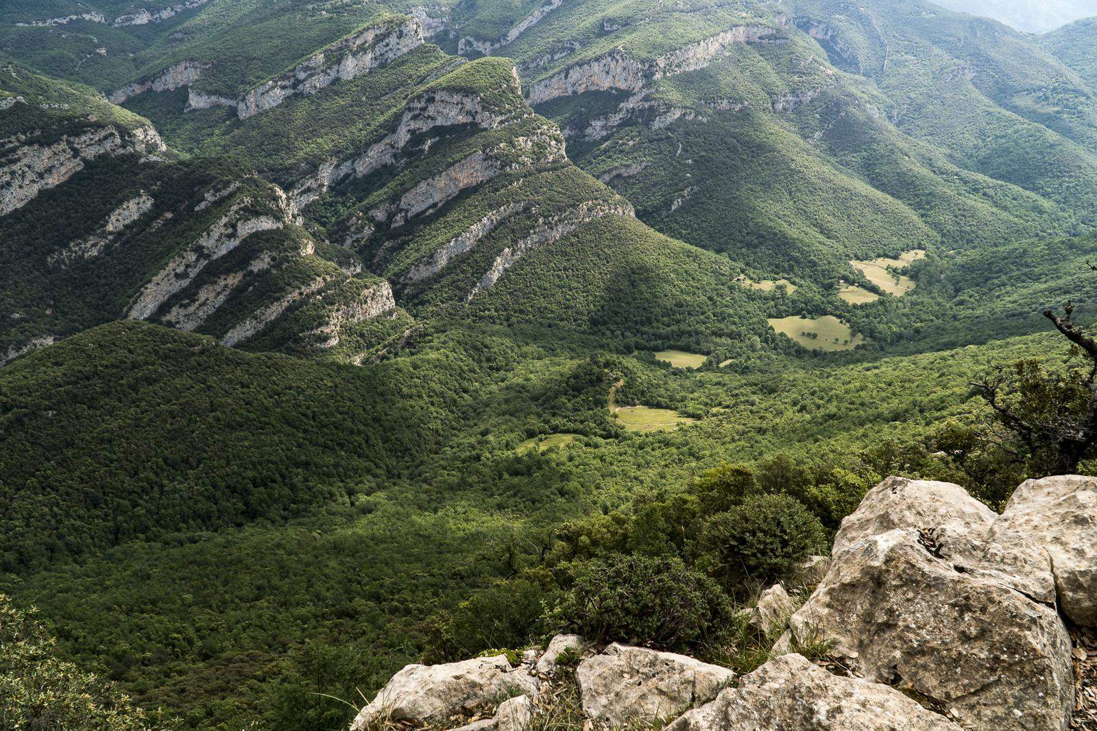 La vall d'Hormoier des del Bestracà. FOTO: Catalunya-Palau Robert