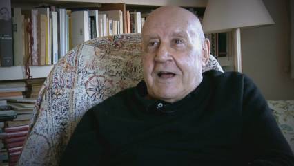 Emili Teixidor en una entrevista a TV3