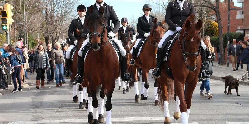 Els Tres Tombs se celebren a molts municipis de Catalunya. FOTO: TOT Sant Cugat