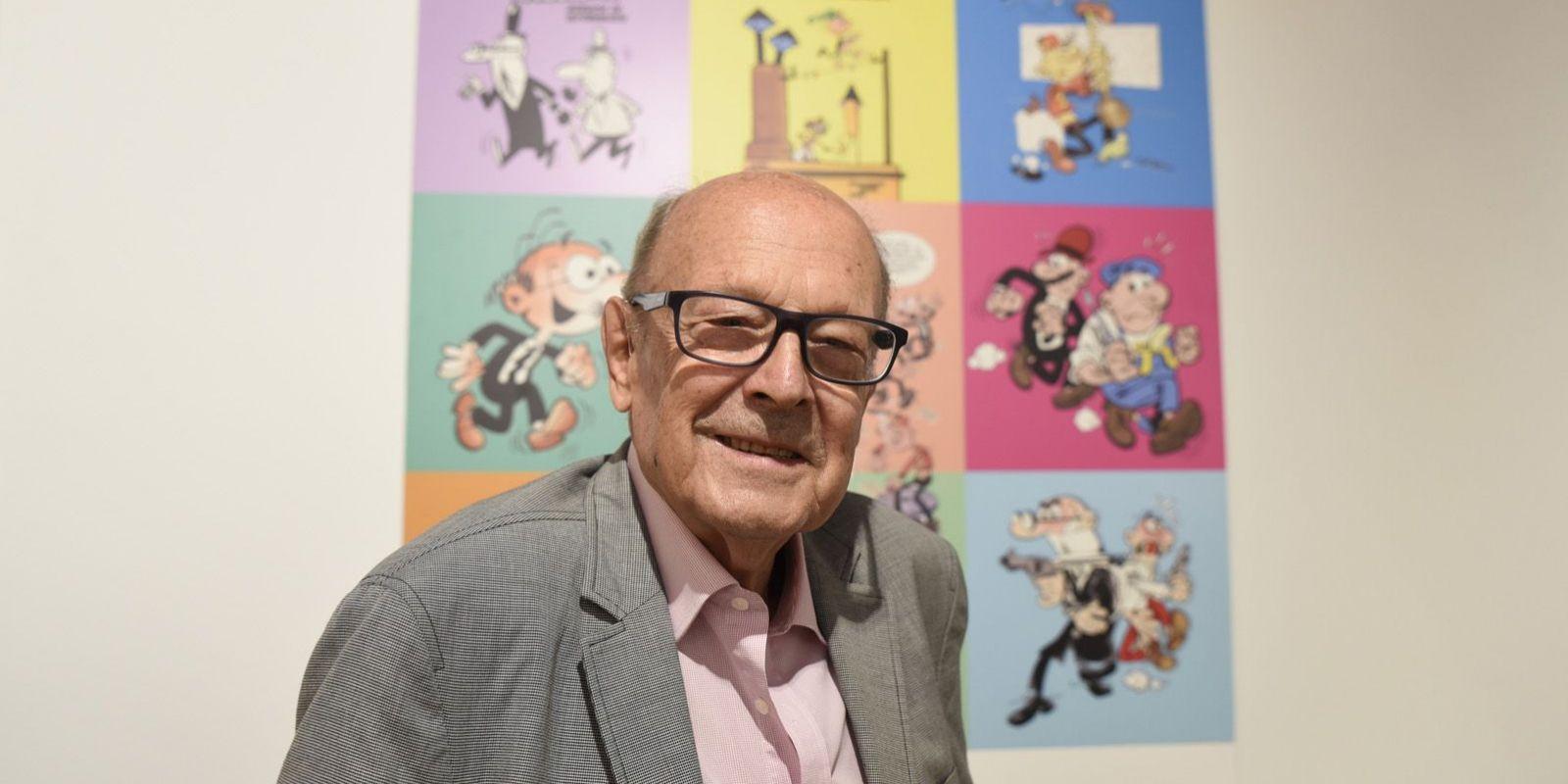Francisco Ibáñez al Museo del Còmic de Sant Cugat. FOTO: Bernat Millet