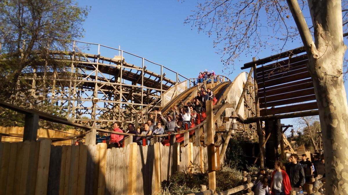 L'atracció Stampida a Port Aventura
