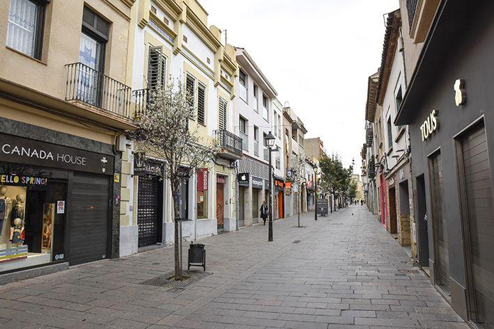 Carrers buits a Sant Cugat del Vallès. FOTO: Bernat Millet