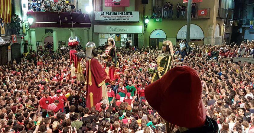 Imatge d'una edició anterior de La Patum. FOTO: Cedida Imatge d'una edició anterior de La Patum. FOTO: Cedida