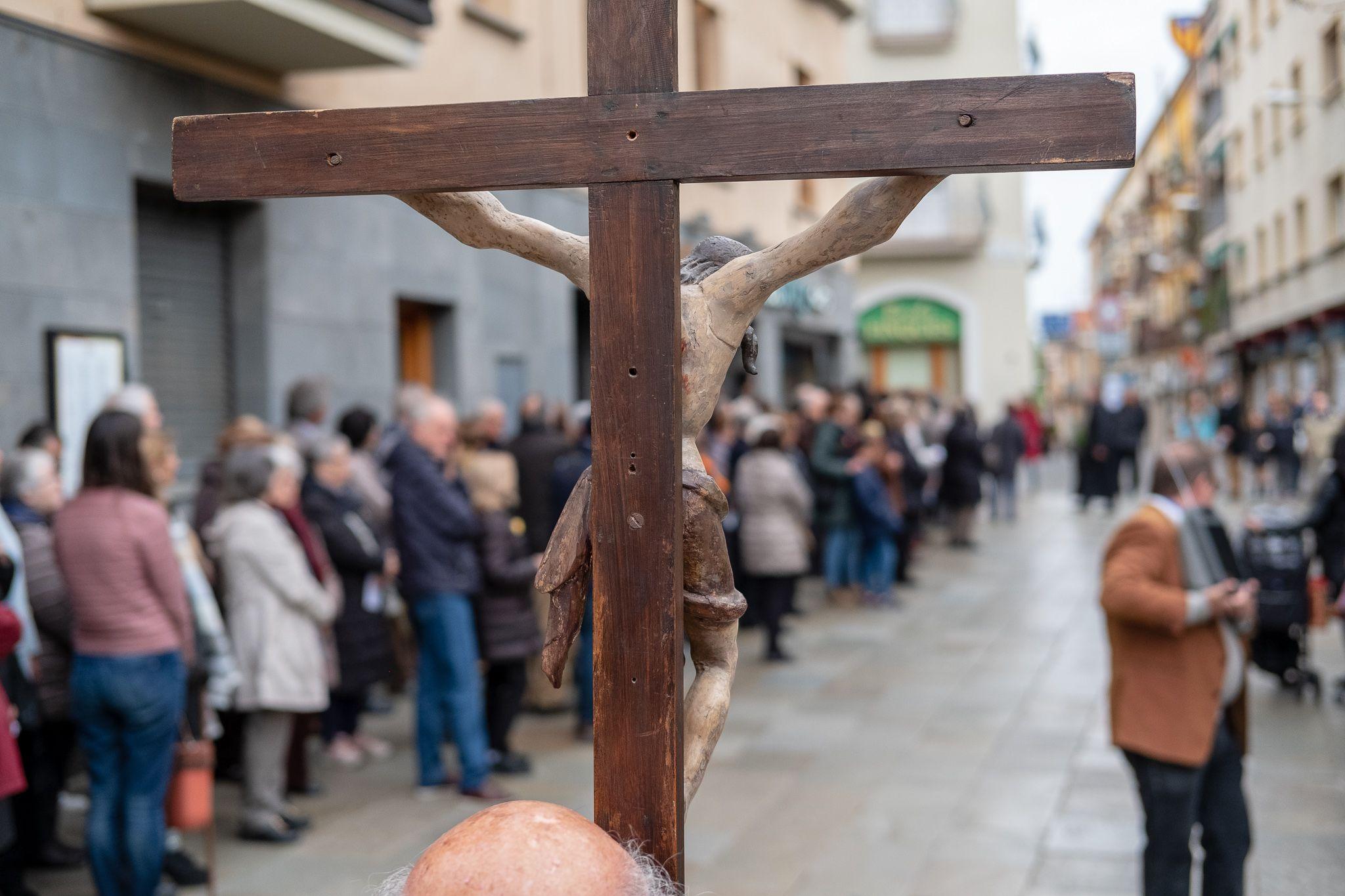 El Via Crucis, Divendres Sant, és una de les tradicions de la Setmana Santa. FOTO: TOT Sant Cugat El Via Crucis, Divendres Sant, és una de les tradicions de la Setmana Santa. FOTO: TOT Sant Cugat