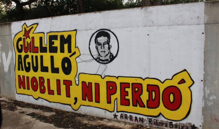 Uno de los muchos homenajes a Guillem Agulló