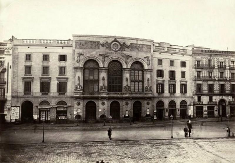 Imatge històrica del Teatre Principal de Barcelona Imatge històrica del Teatre Principal de Barcelona