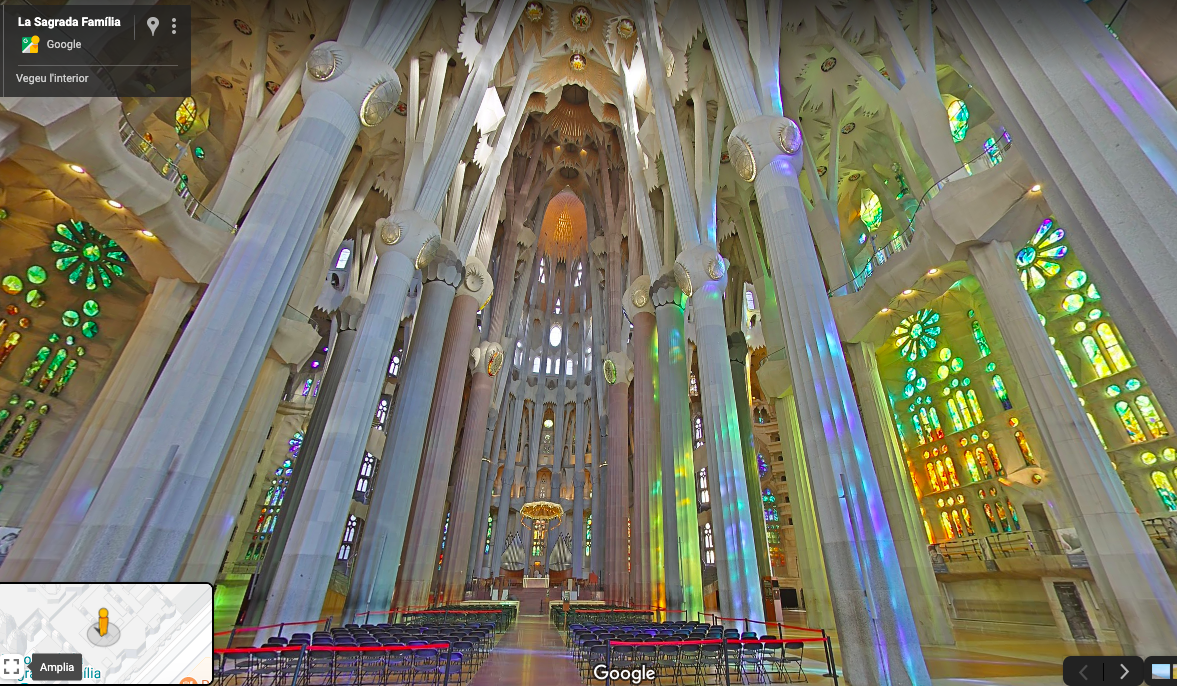 La Sagrada Família és un dels espais que es poden visitar virtualment. FOTO: Cedida