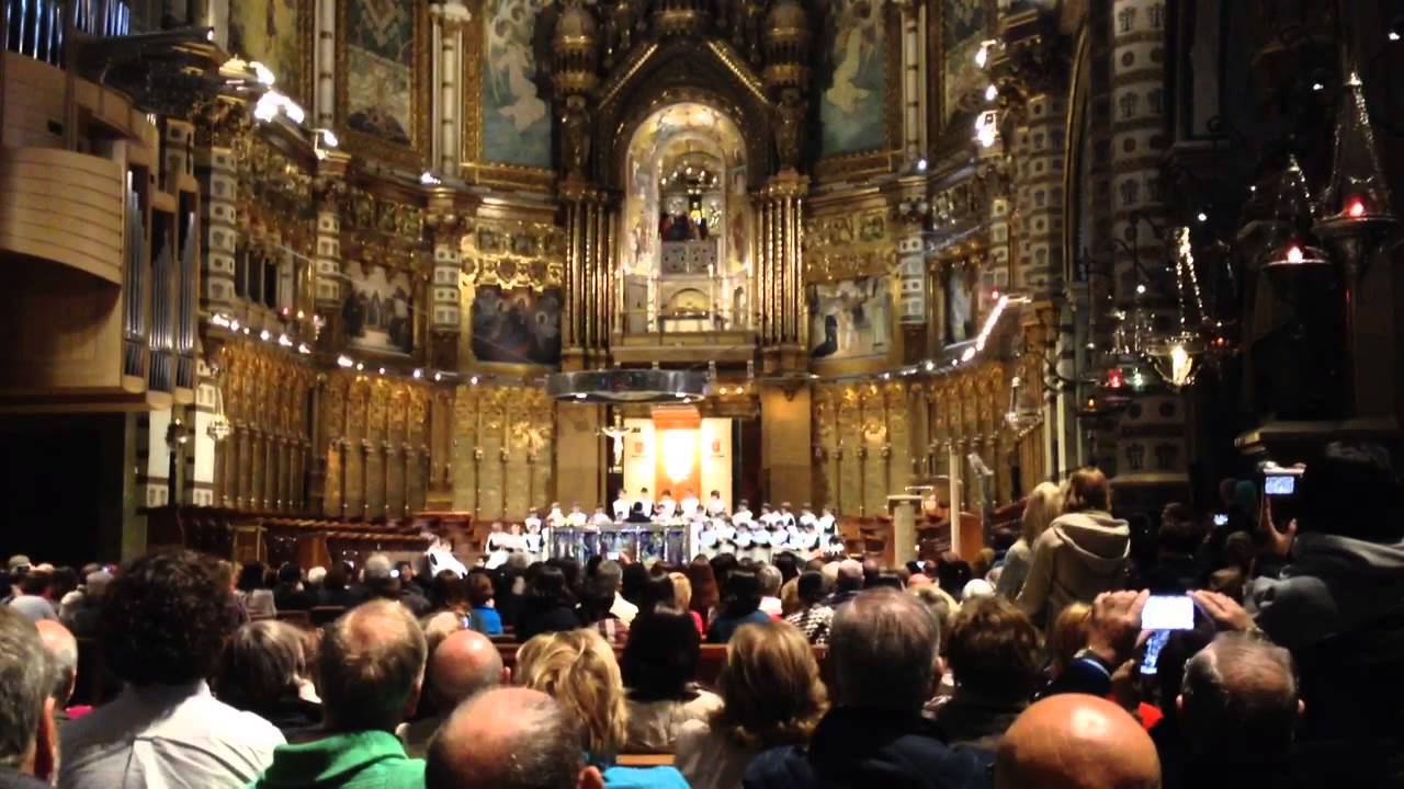 Escolania de Montserrat cantando el Virolai Escolania de Montserrat cantando el Virolai