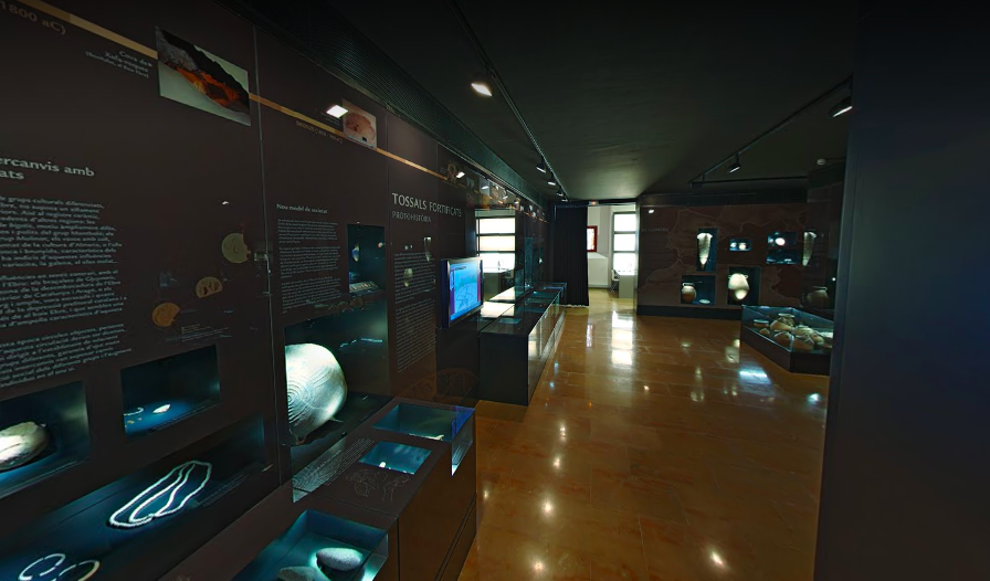 Interior del Museu de les Terres de l'Ebre