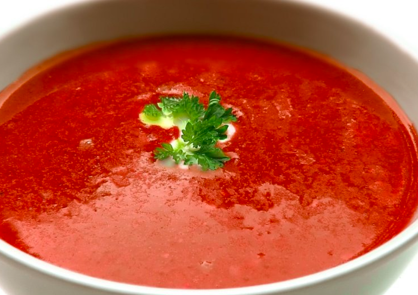 Sopa de tomàquet para hacer con niños