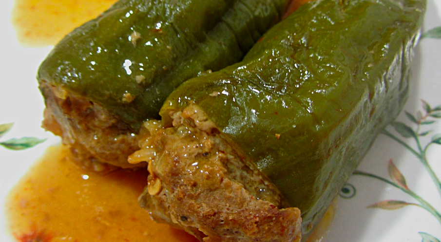 Pebrots verds farcits