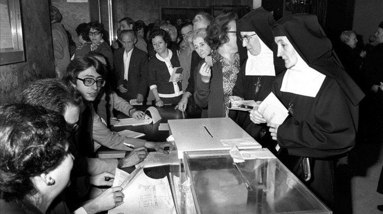 Votaciones a las elecciones de 1977