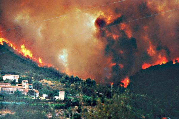 L'incendi a Olesa