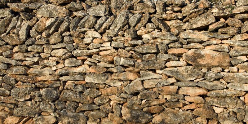 Murs de pedra seca prop de Santes Creus. FOTO: Catalunya-Palau Robert