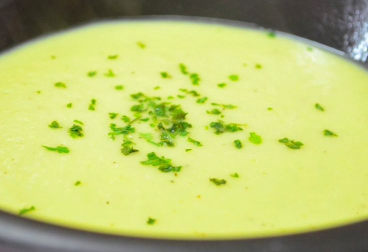 Crema de puerro y carabassó Crema de puerro y carabassó